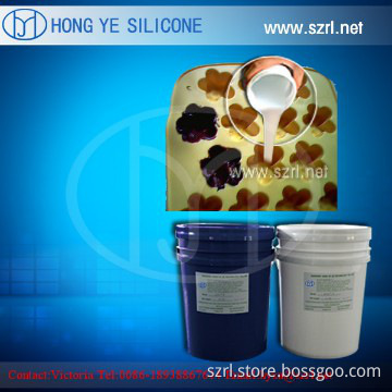 Addition cured silicone for medium size items molding